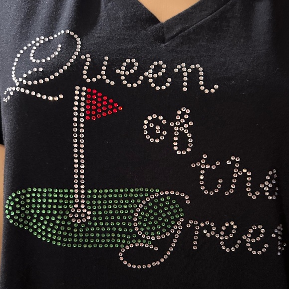 “Queen of the Green” Tee-shirt sz M - Picture 3 of 7